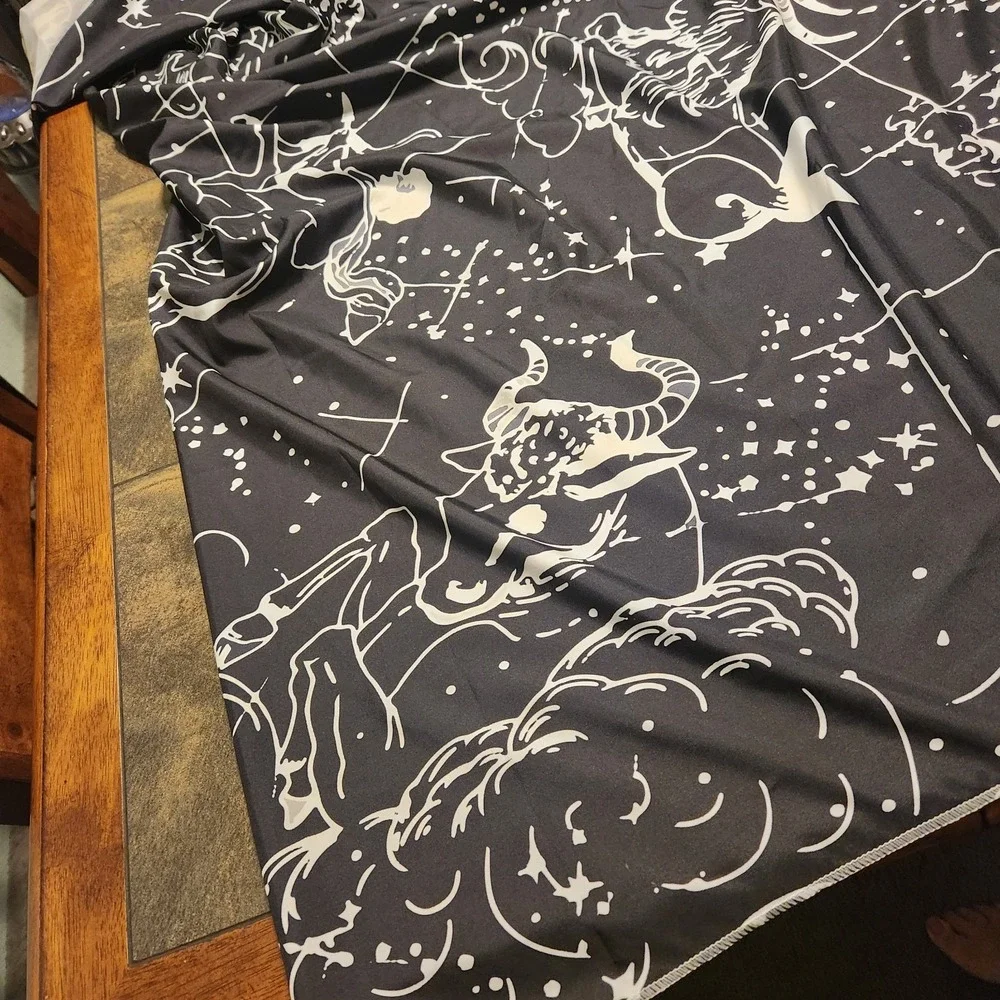 Constellation Stars Astrology Celestial Wall Hanging Tablecloth  60 X 50